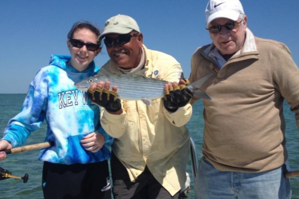 fishing for bonefish and permit with old clients